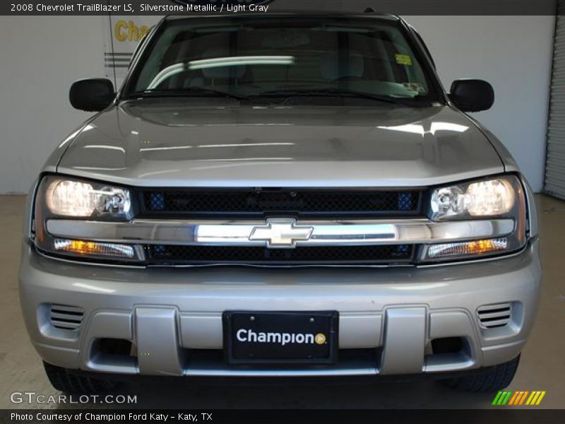 Silverstone Metallic / Light Gray 2008 Chevrolet TrailBlazer LS