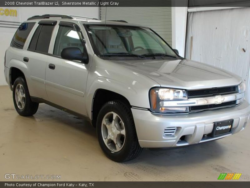Silverstone Metallic / Light Gray 2008 Chevrolet TrailBlazer LS