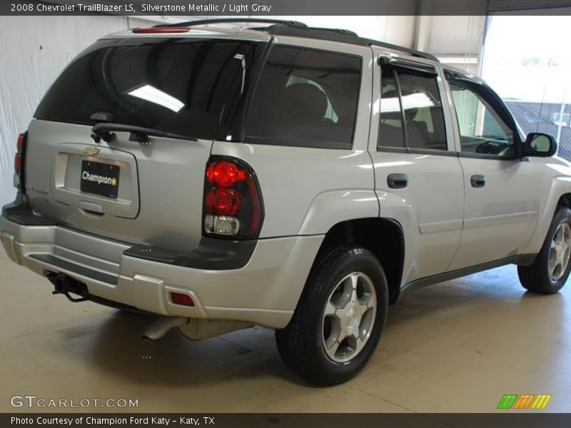 Silverstone Metallic / Light Gray 2008 Chevrolet TrailBlazer LS