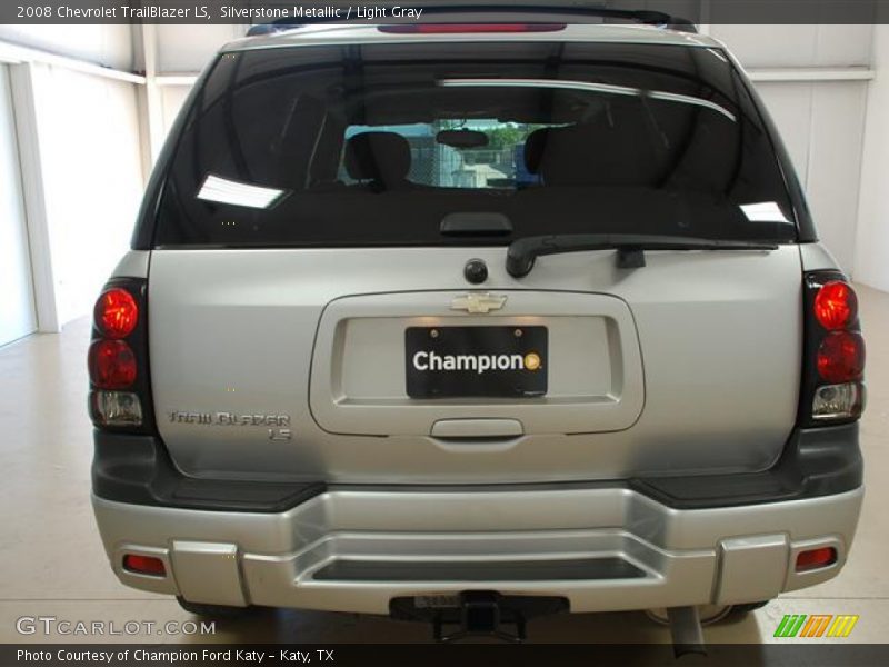 Silverstone Metallic / Light Gray 2008 Chevrolet TrailBlazer LS