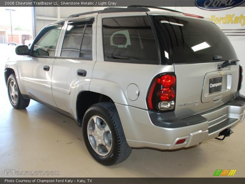 Silverstone Metallic / Light Gray 2008 Chevrolet TrailBlazer LS
