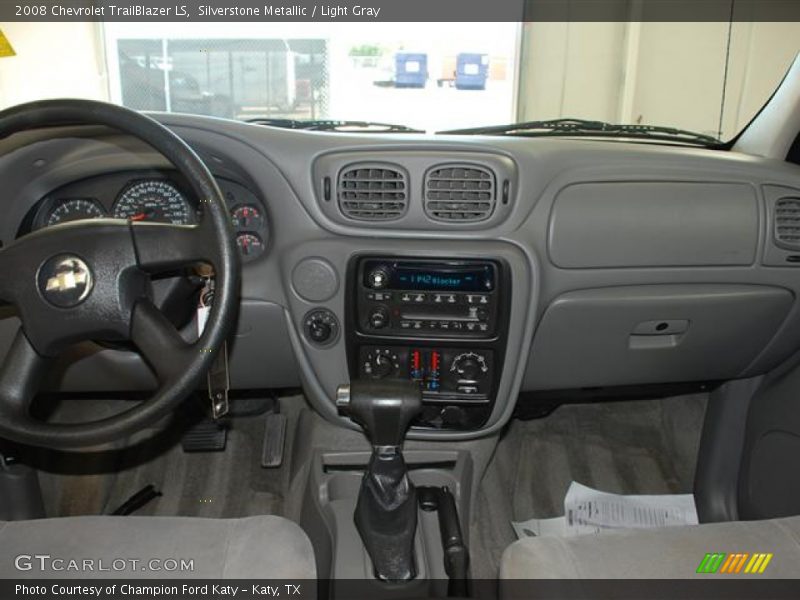 Silverstone Metallic / Light Gray 2008 Chevrolet TrailBlazer LS
