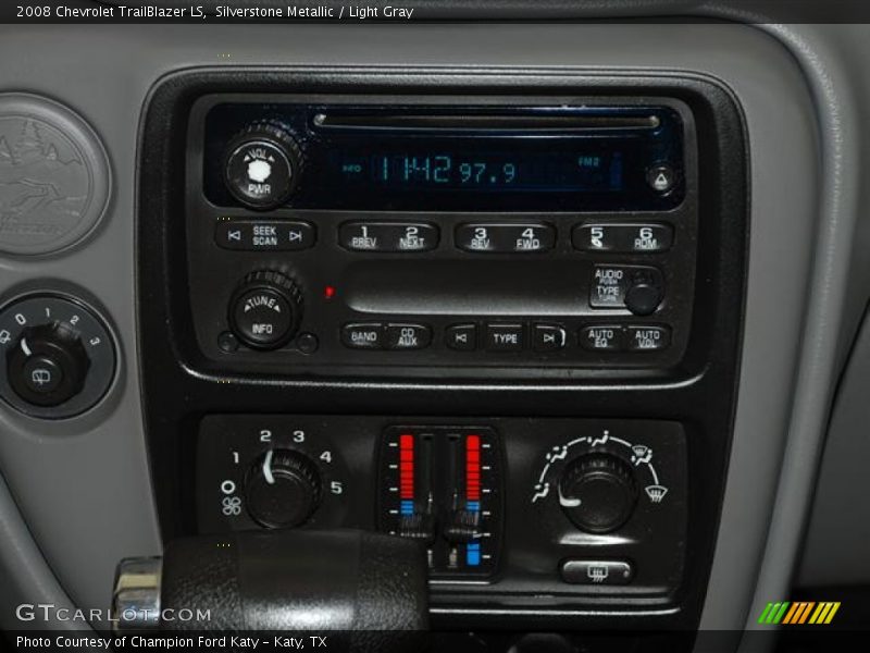 Silverstone Metallic / Light Gray 2008 Chevrolet TrailBlazer LS