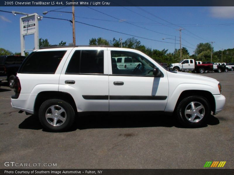 Summit White / Light Gray 2005 Chevrolet TrailBlazer LS 4x4