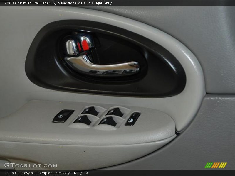 Silverstone Metallic / Light Gray 2008 Chevrolet TrailBlazer LS