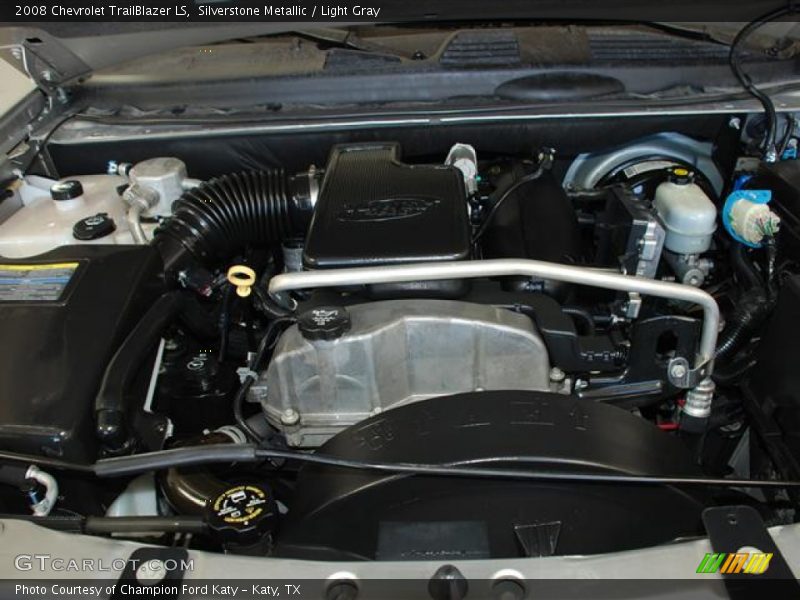 Silverstone Metallic / Light Gray 2008 Chevrolet TrailBlazer LS