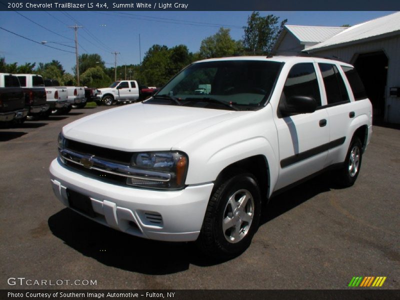 Summit White / Light Gray 2005 Chevrolet TrailBlazer LS 4x4