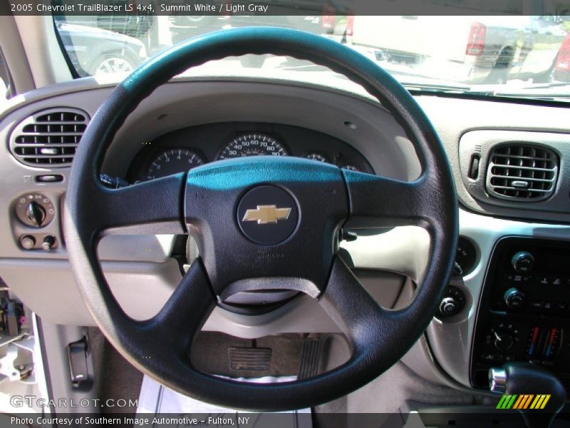 Summit White / Light Gray 2005 Chevrolet TrailBlazer LS 4x4