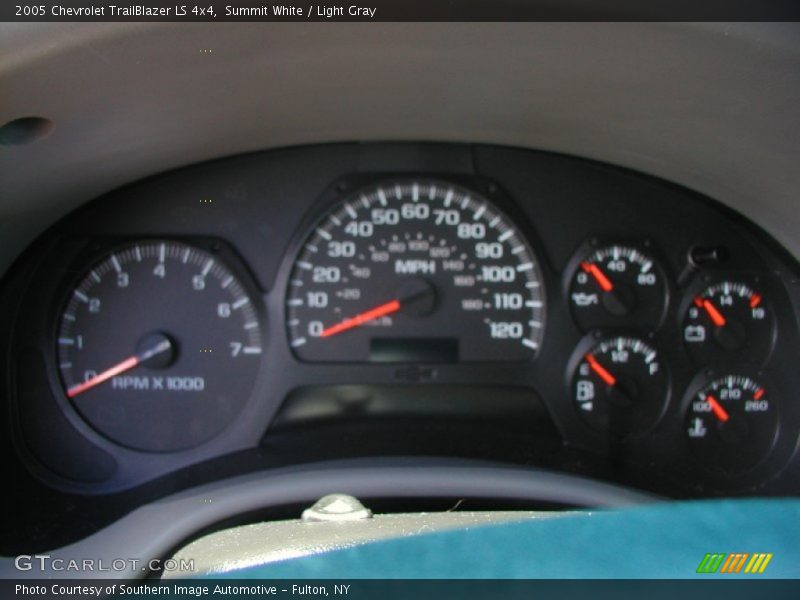 Summit White / Light Gray 2005 Chevrolet TrailBlazer LS 4x4