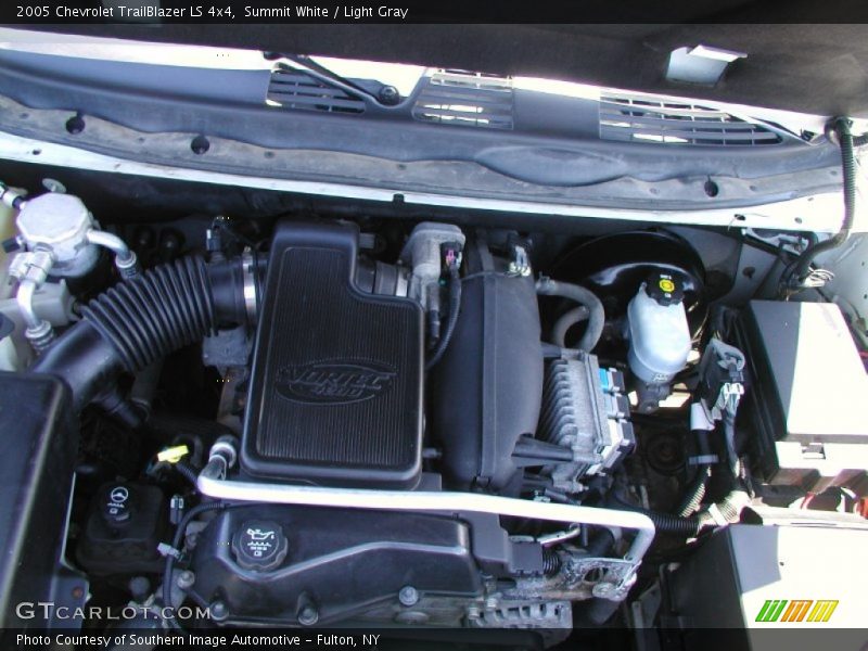 Summit White / Light Gray 2005 Chevrolet TrailBlazer LS 4x4