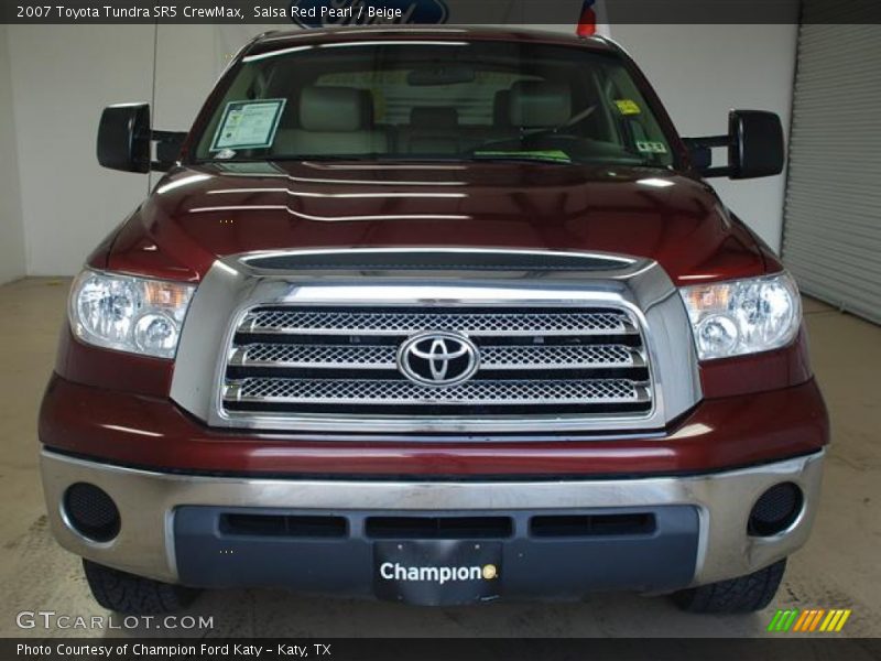 Salsa Red Pearl / Beige 2007 Toyota Tundra SR5 CrewMax