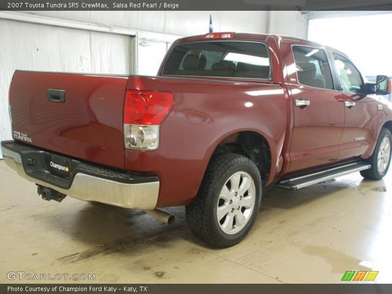 Salsa Red Pearl / Beige 2007 Toyota Tundra SR5 CrewMax