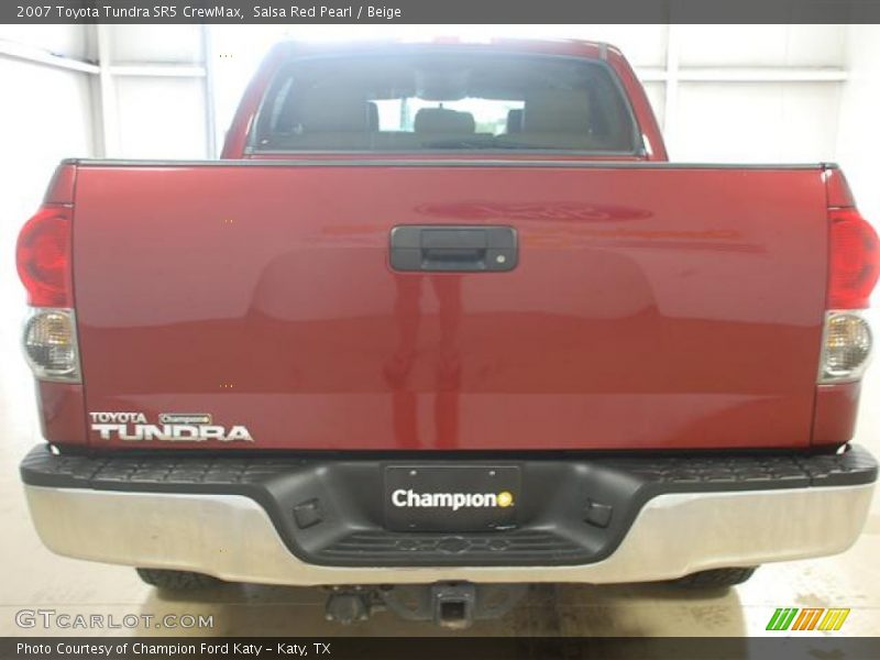 Salsa Red Pearl / Beige 2007 Toyota Tundra SR5 CrewMax