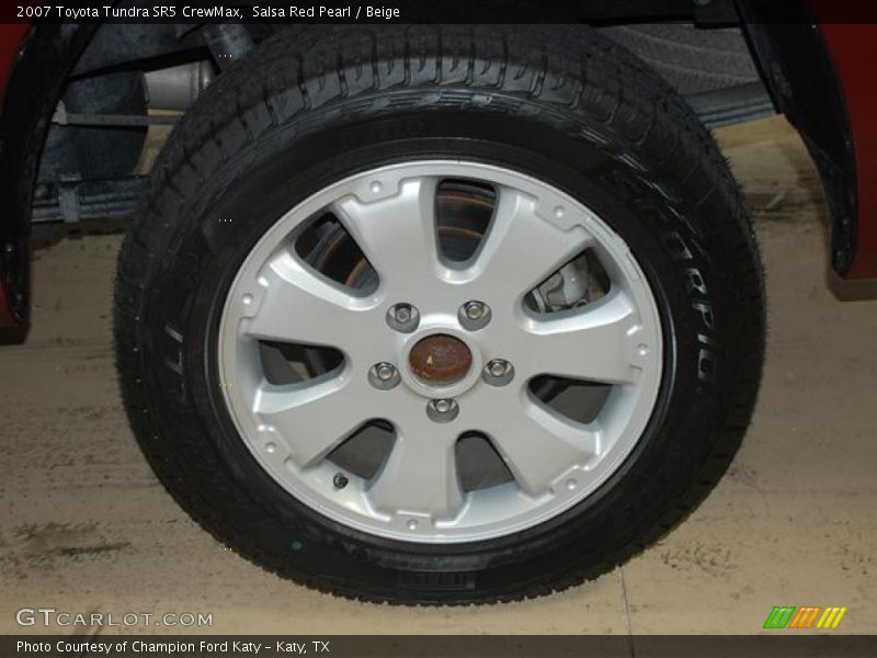 Salsa Red Pearl / Beige 2007 Toyota Tundra SR5 CrewMax