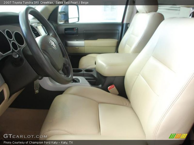 Salsa Red Pearl / Beige 2007 Toyota Tundra SR5 CrewMax