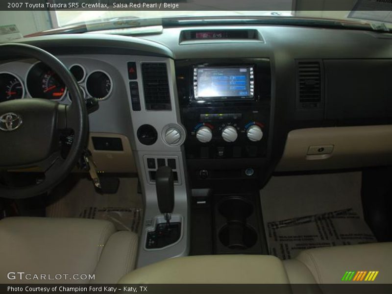Salsa Red Pearl / Beige 2007 Toyota Tundra SR5 CrewMax