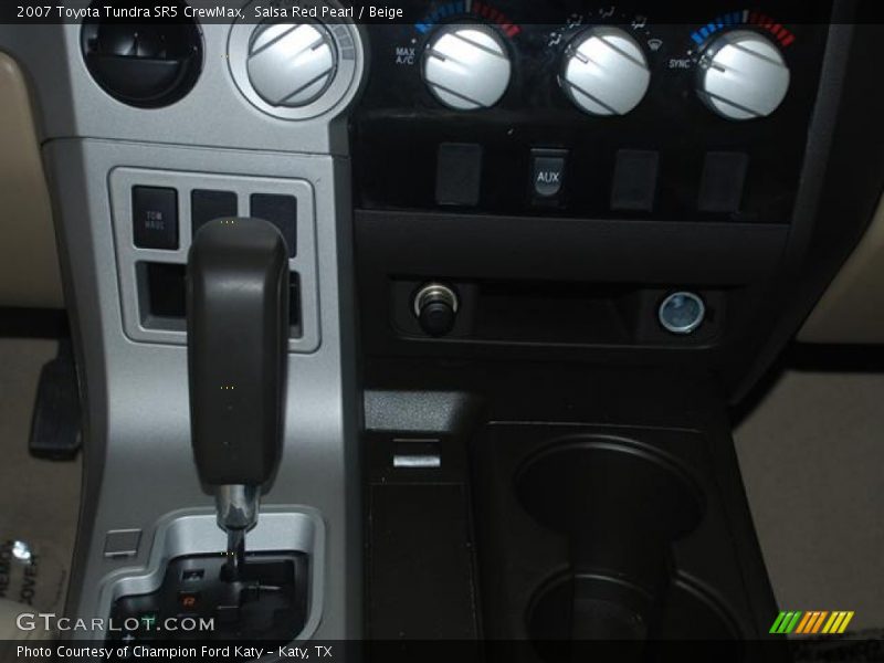 Salsa Red Pearl / Beige 2007 Toyota Tundra SR5 CrewMax