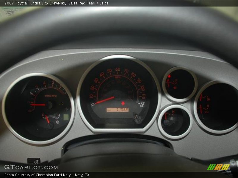 Salsa Red Pearl / Beige 2007 Toyota Tundra SR5 CrewMax