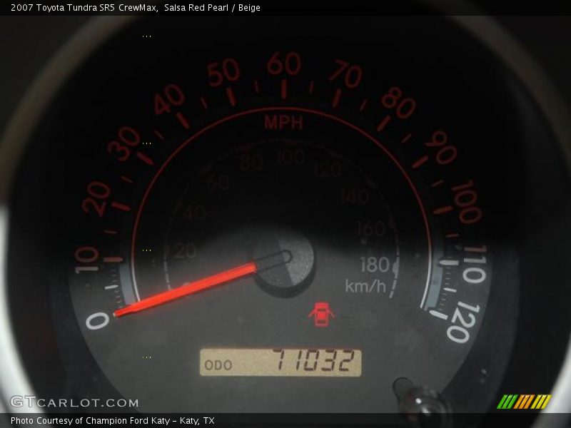 Salsa Red Pearl / Beige 2007 Toyota Tundra SR5 CrewMax
