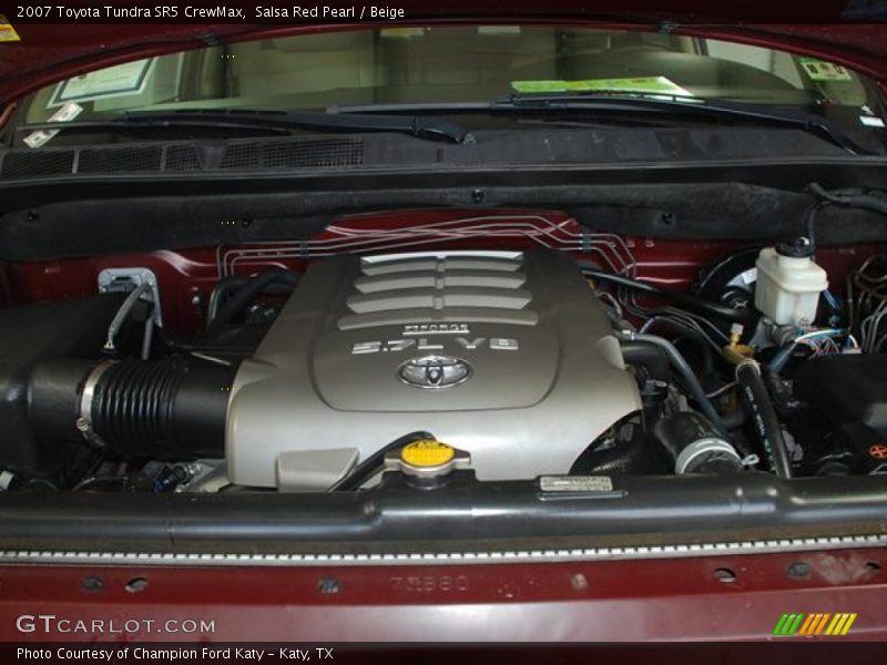 Salsa Red Pearl / Beige 2007 Toyota Tundra SR5 CrewMax