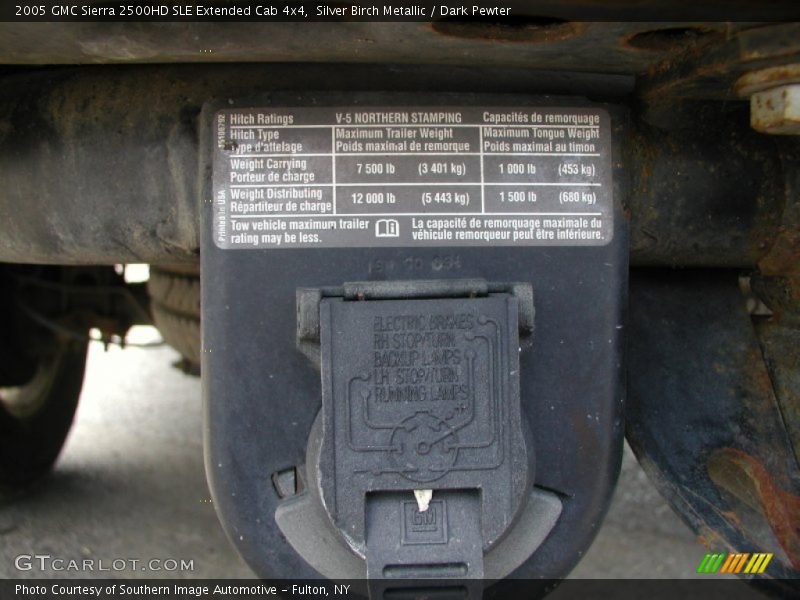 Silver Birch Metallic / Dark Pewter 2005 GMC Sierra 2500HD SLE Extended Cab 4x4