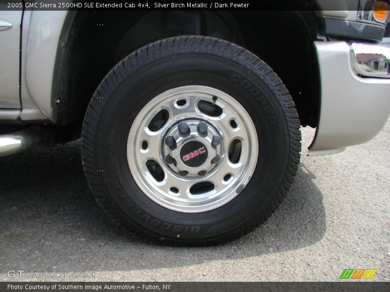 Silver Birch Metallic / Dark Pewter 2005 GMC Sierra 2500HD SLE Extended Cab 4x4