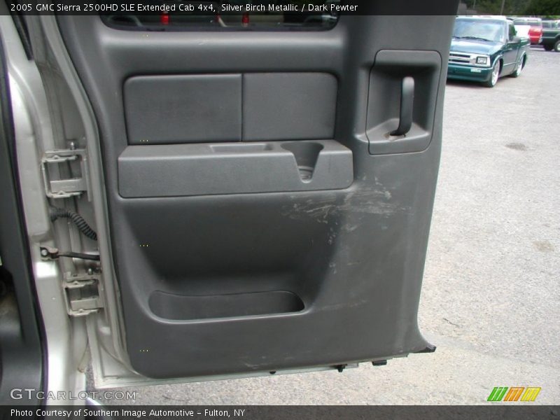 Silver Birch Metallic / Dark Pewter 2005 GMC Sierra 2500HD SLE Extended Cab 4x4