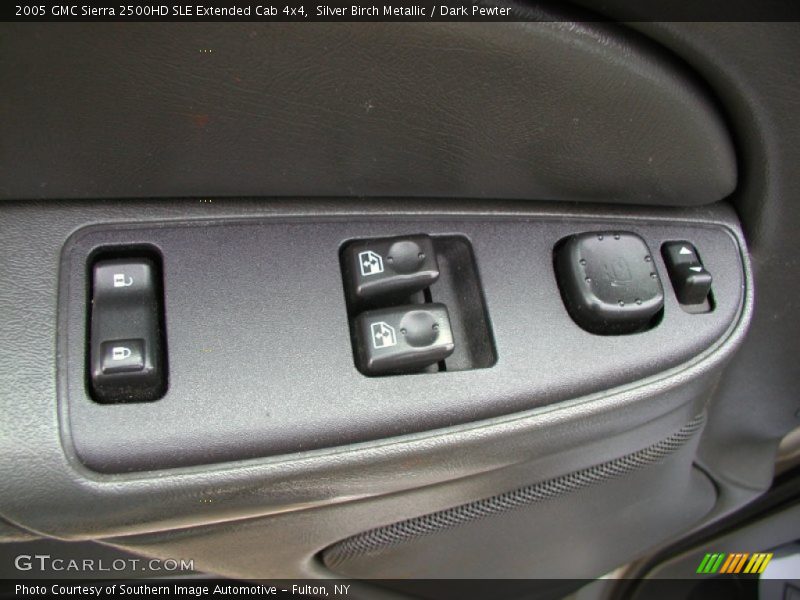 Silver Birch Metallic / Dark Pewter 2005 GMC Sierra 2500HD SLE Extended Cab 4x4