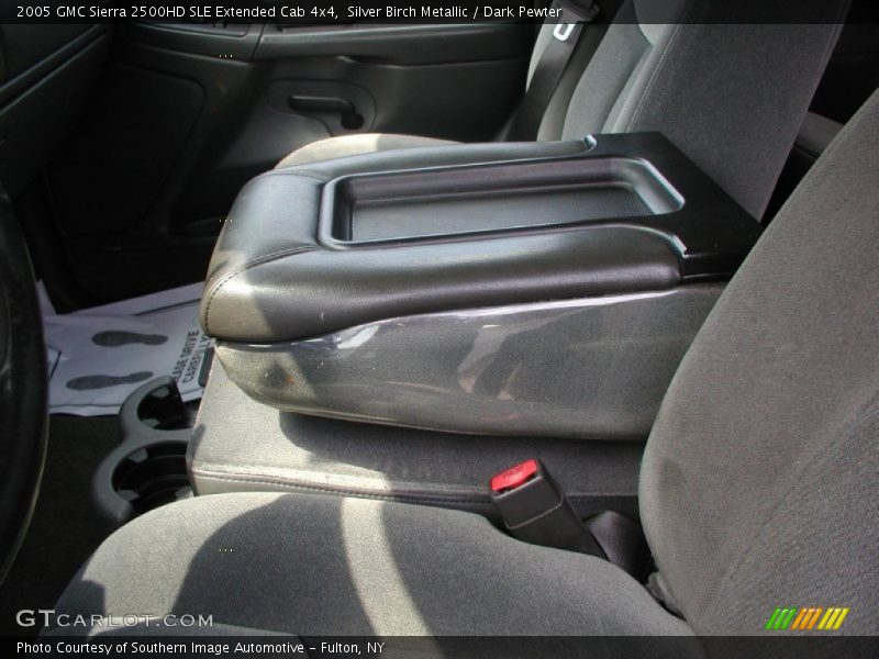 Silver Birch Metallic / Dark Pewter 2005 GMC Sierra 2500HD SLE Extended Cab 4x4