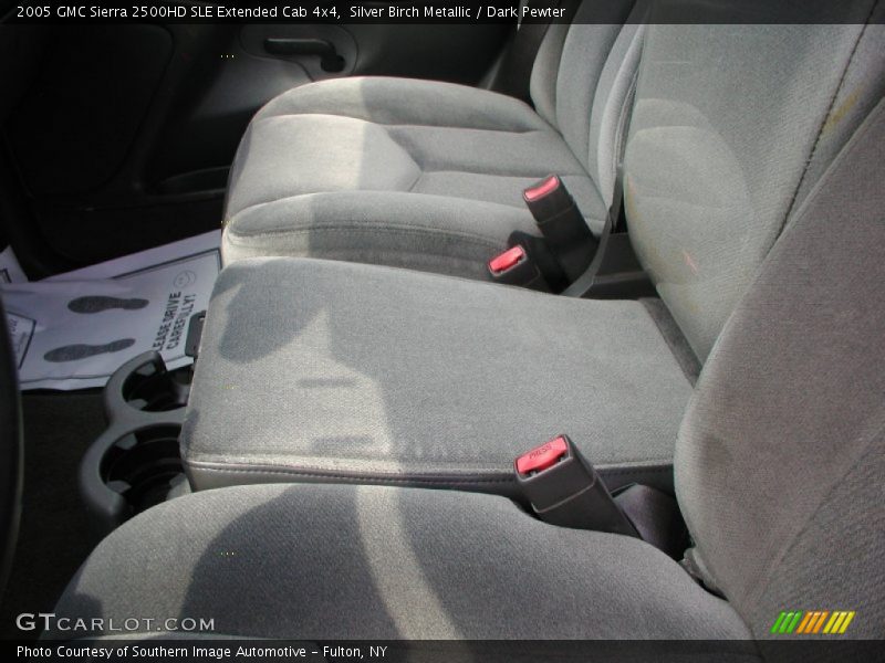 Silver Birch Metallic / Dark Pewter 2005 GMC Sierra 2500HD SLE Extended Cab 4x4