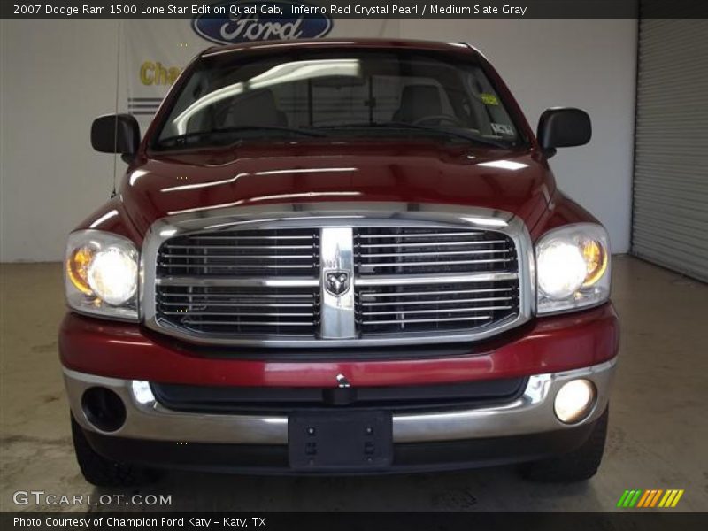 Inferno Red Crystal Pearl / Medium Slate Gray 2007 Dodge Ram 1500 Lone Star Edition Quad Cab