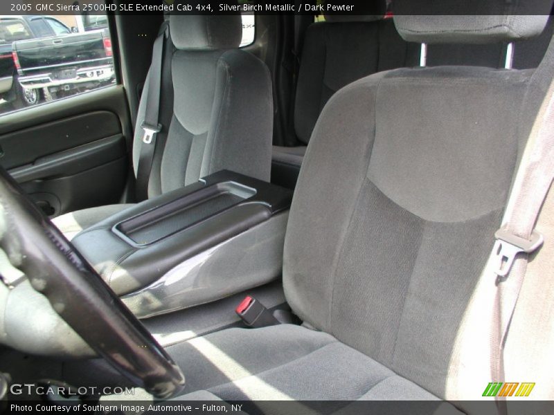 Silver Birch Metallic / Dark Pewter 2005 GMC Sierra 2500HD SLE Extended Cab 4x4
