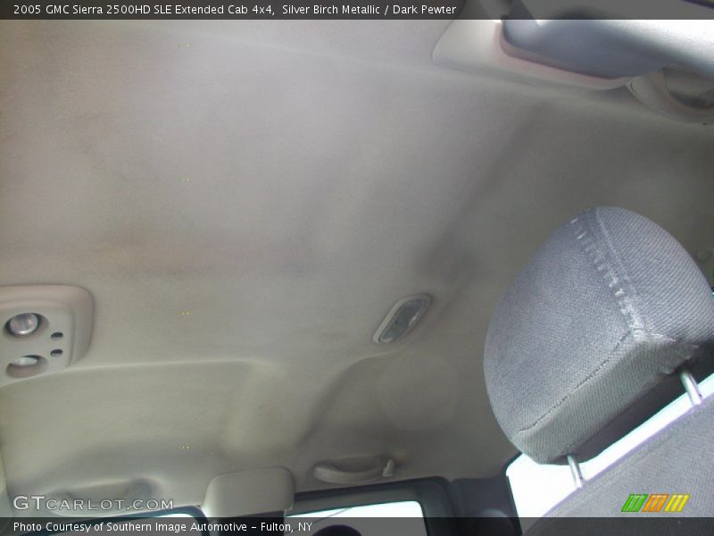 Silver Birch Metallic / Dark Pewter 2005 GMC Sierra 2500HD SLE Extended Cab 4x4