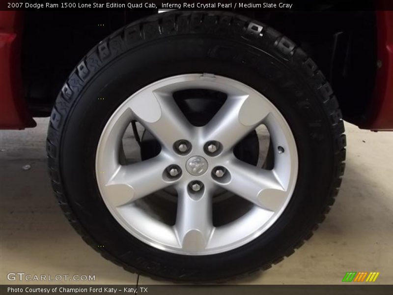 Inferno Red Crystal Pearl / Medium Slate Gray 2007 Dodge Ram 1500 Lone Star Edition Quad Cab