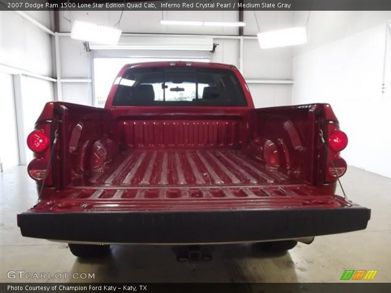 Inferno Red Crystal Pearl / Medium Slate Gray 2007 Dodge Ram 1500 Lone Star Edition Quad Cab