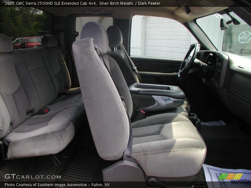 Silver Birch Metallic / Dark Pewter 2005 GMC Sierra 2500HD SLE Extended Cab 4x4