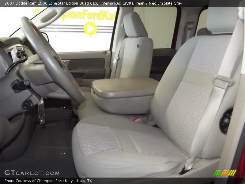 Inferno Red Crystal Pearl / Medium Slate Gray 2007 Dodge Ram 1500 Lone Star Edition Quad Cab