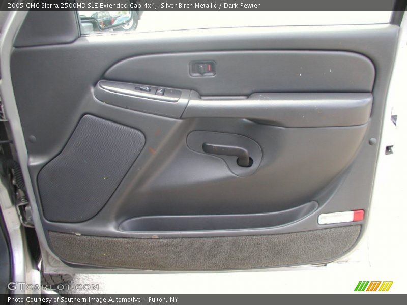 Silver Birch Metallic / Dark Pewter 2005 GMC Sierra 2500HD SLE Extended Cab 4x4