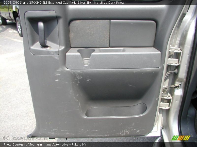 Silver Birch Metallic / Dark Pewter 2005 GMC Sierra 2500HD SLE Extended Cab 4x4