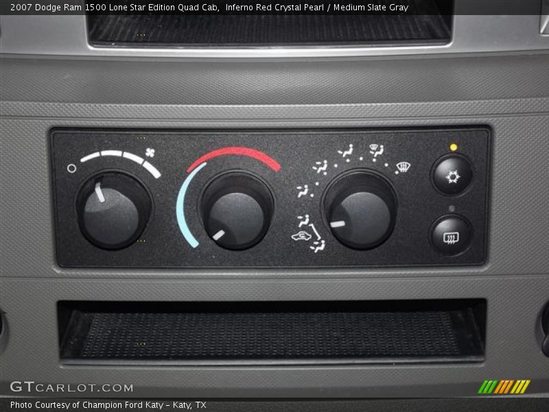 Inferno Red Crystal Pearl / Medium Slate Gray 2007 Dodge Ram 1500 Lone Star Edition Quad Cab