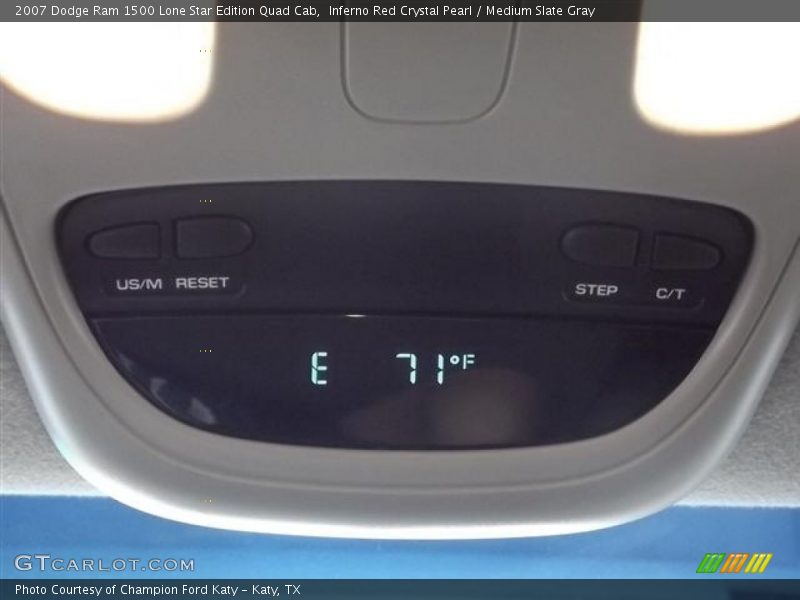 Inferno Red Crystal Pearl / Medium Slate Gray 2007 Dodge Ram 1500 Lone Star Edition Quad Cab