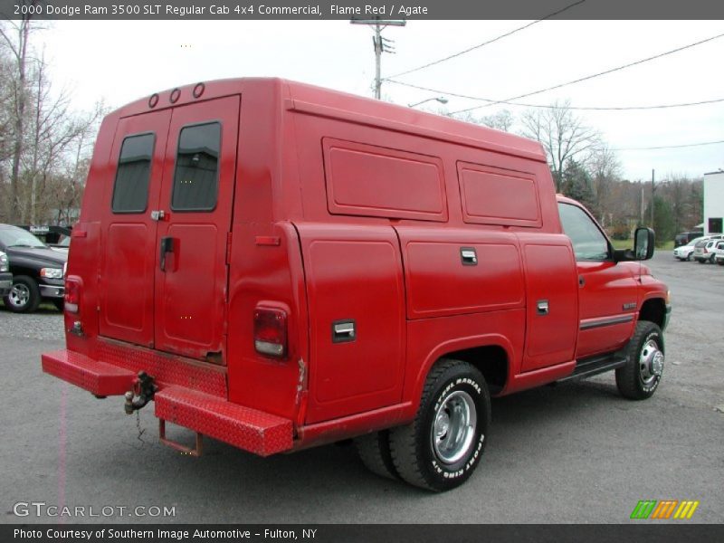 Flame Red / Agate 2000 Dodge Ram 3500 SLT Regular Cab 4x4 Commercial