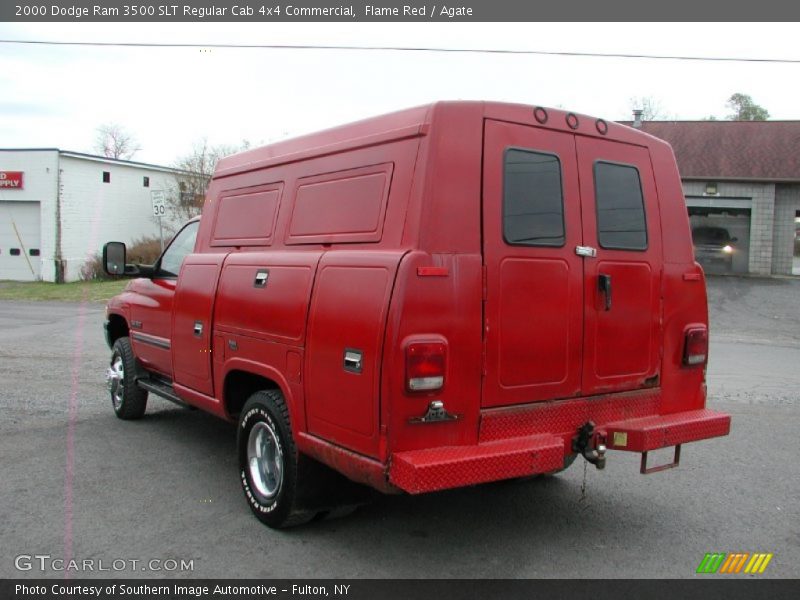 Flame Red / Agate 2000 Dodge Ram 3500 SLT Regular Cab 4x4 Commercial