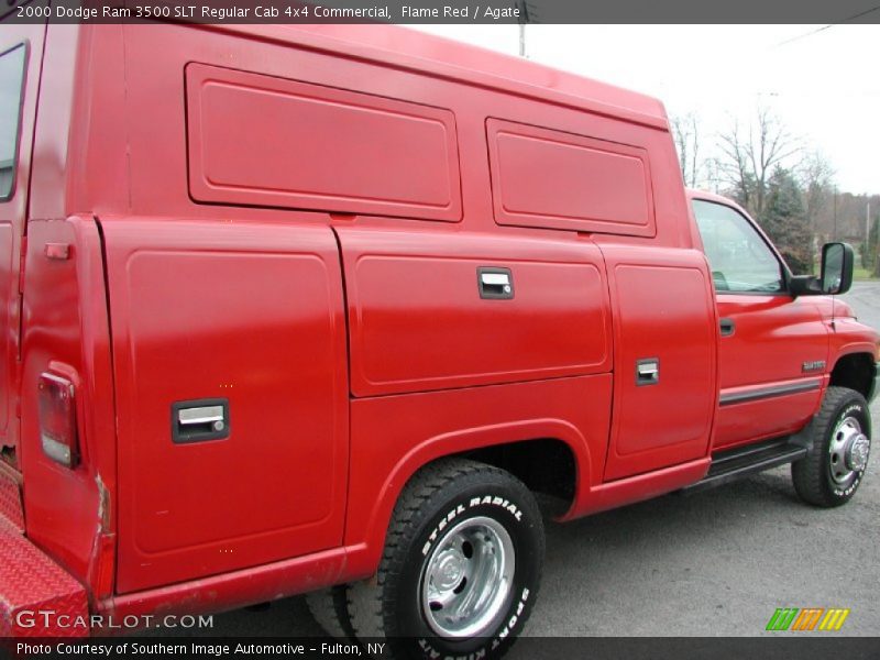 Flame Red / Agate 2000 Dodge Ram 3500 SLT Regular Cab 4x4 Commercial