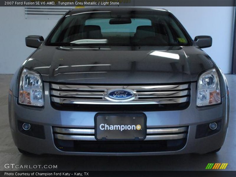 Tungsten Grey Metallic / Light Stone 2007 Ford Fusion SE V6 AWD