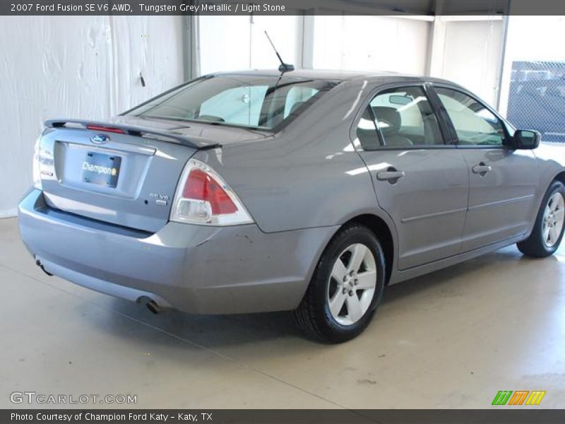 Tungsten Grey Metallic / Light Stone 2007 Ford Fusion SE V6 AWD