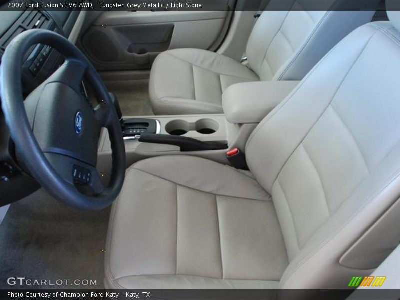 Tungsten Grey Metallic / Light Stone 2007 Ford Fusion SE V6 AWD