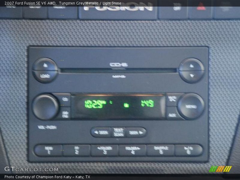 Tungsten Grey Metallic / Light Stone 2007 Ford Fusion SE V6 AWD