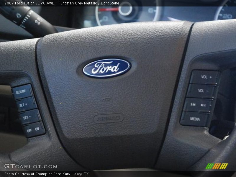 Tungsten Grey Metallic / Light Stone 2007 Ford Fusion SE V6 AWD