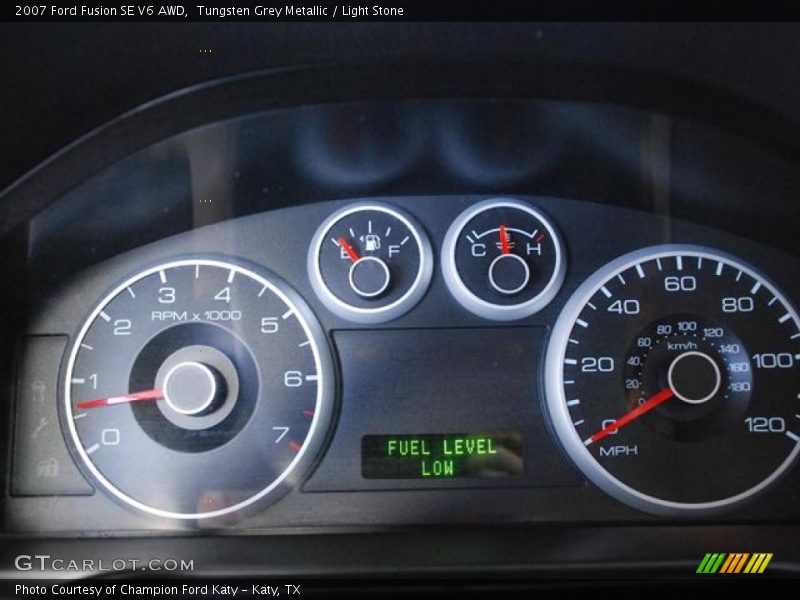 Tungsten Grey Metallic / Light Stone 2007 Ford Fusion SE V6 AWD